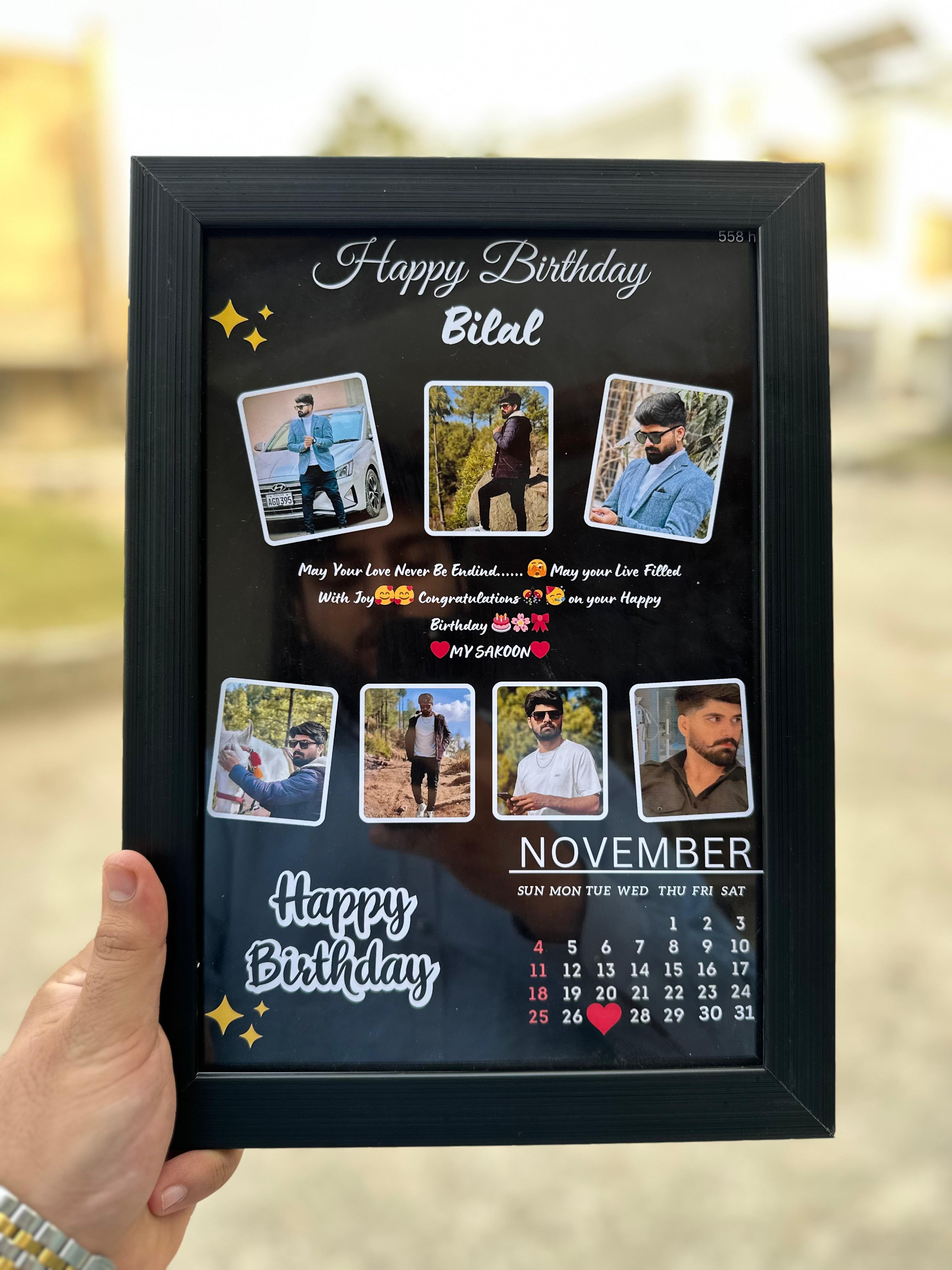 Customize Birthday Photo Lamp