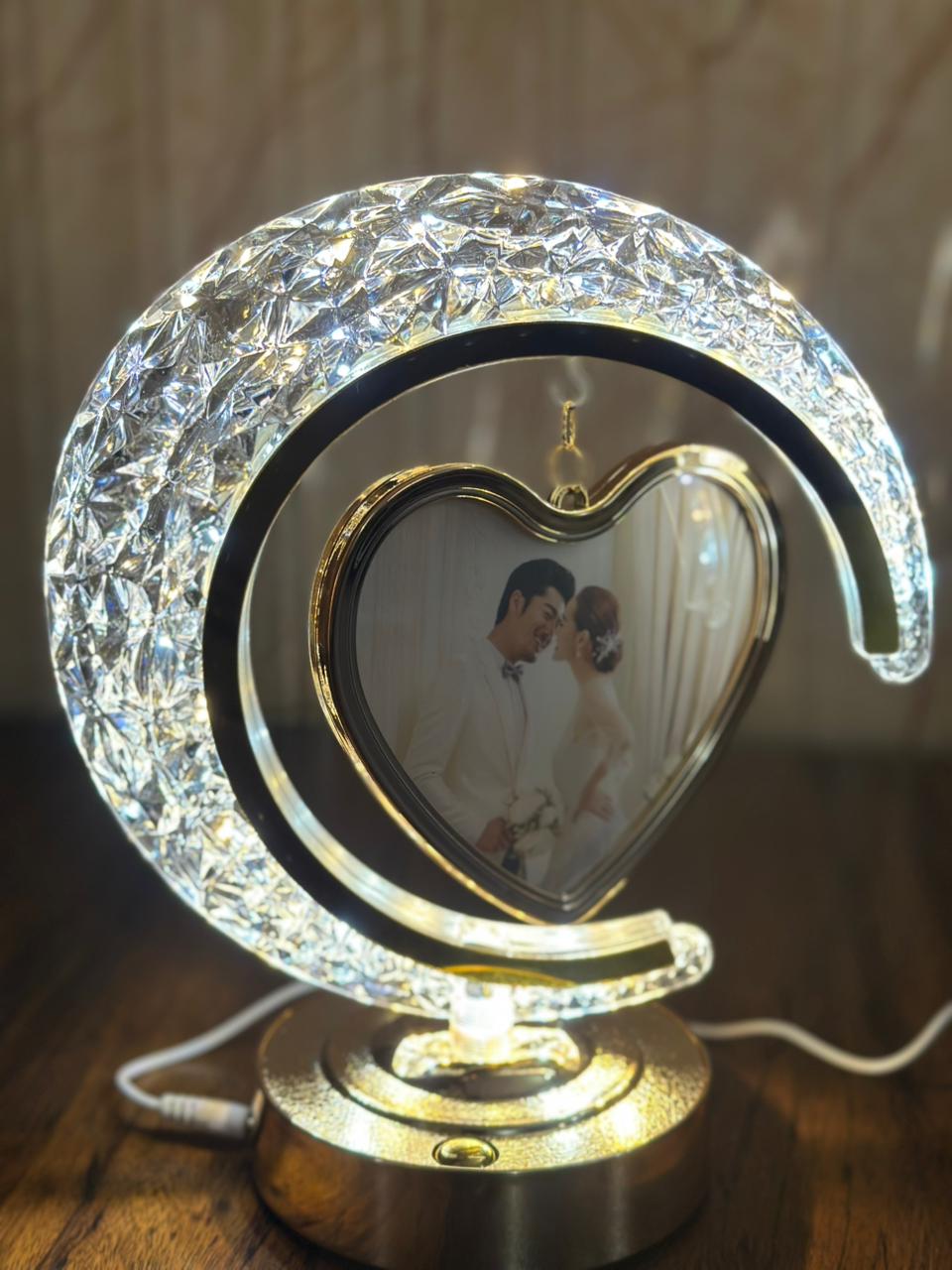 New Moon Heart Lamp
