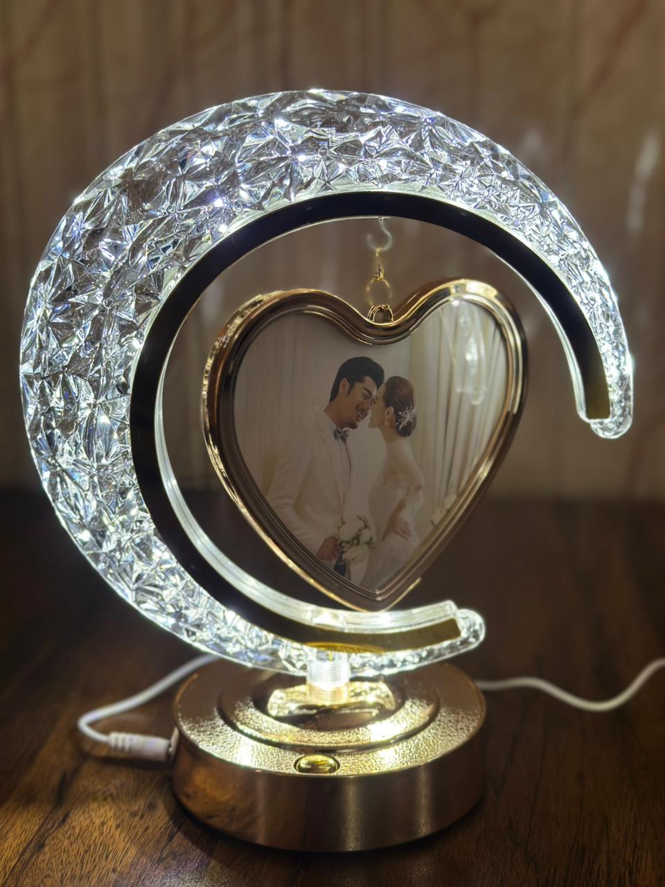 New Moon Heart Lamp