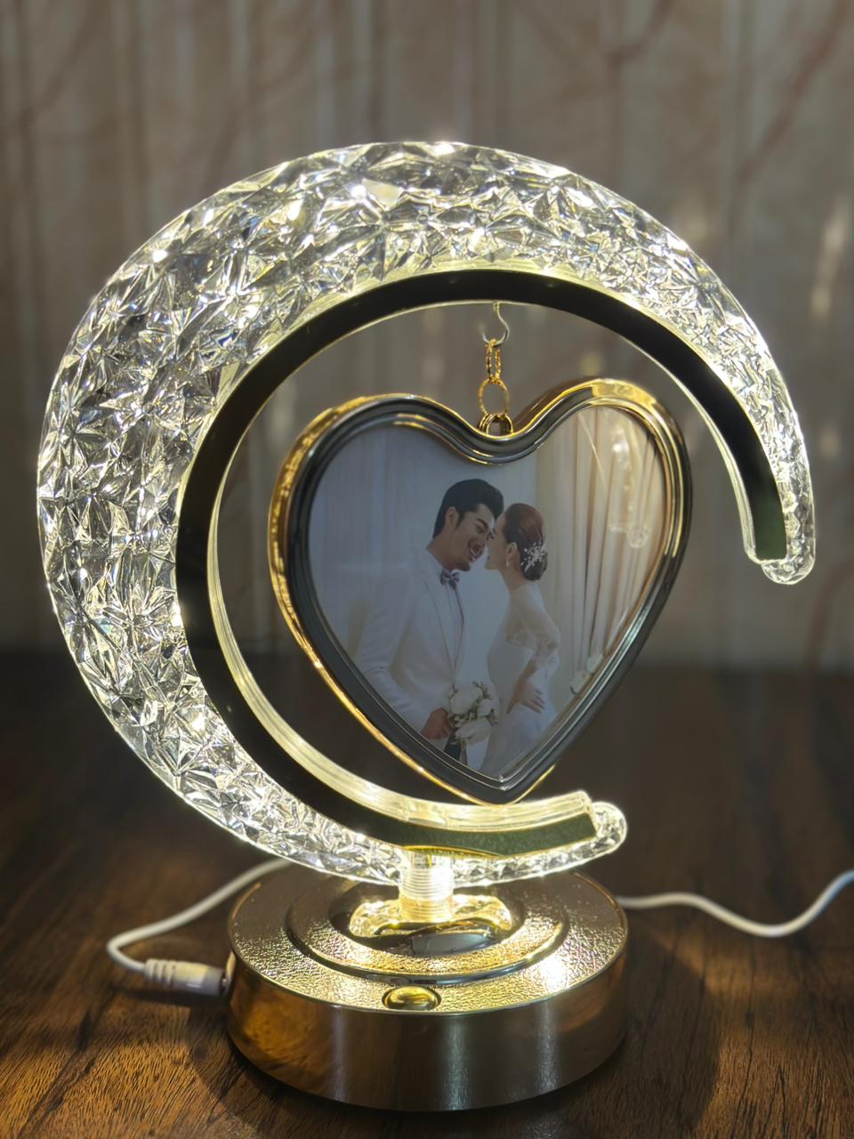 New Moon Heart Lamp