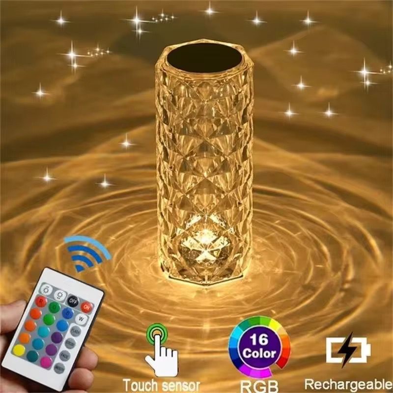 Crystal- MultiColour -Lamp