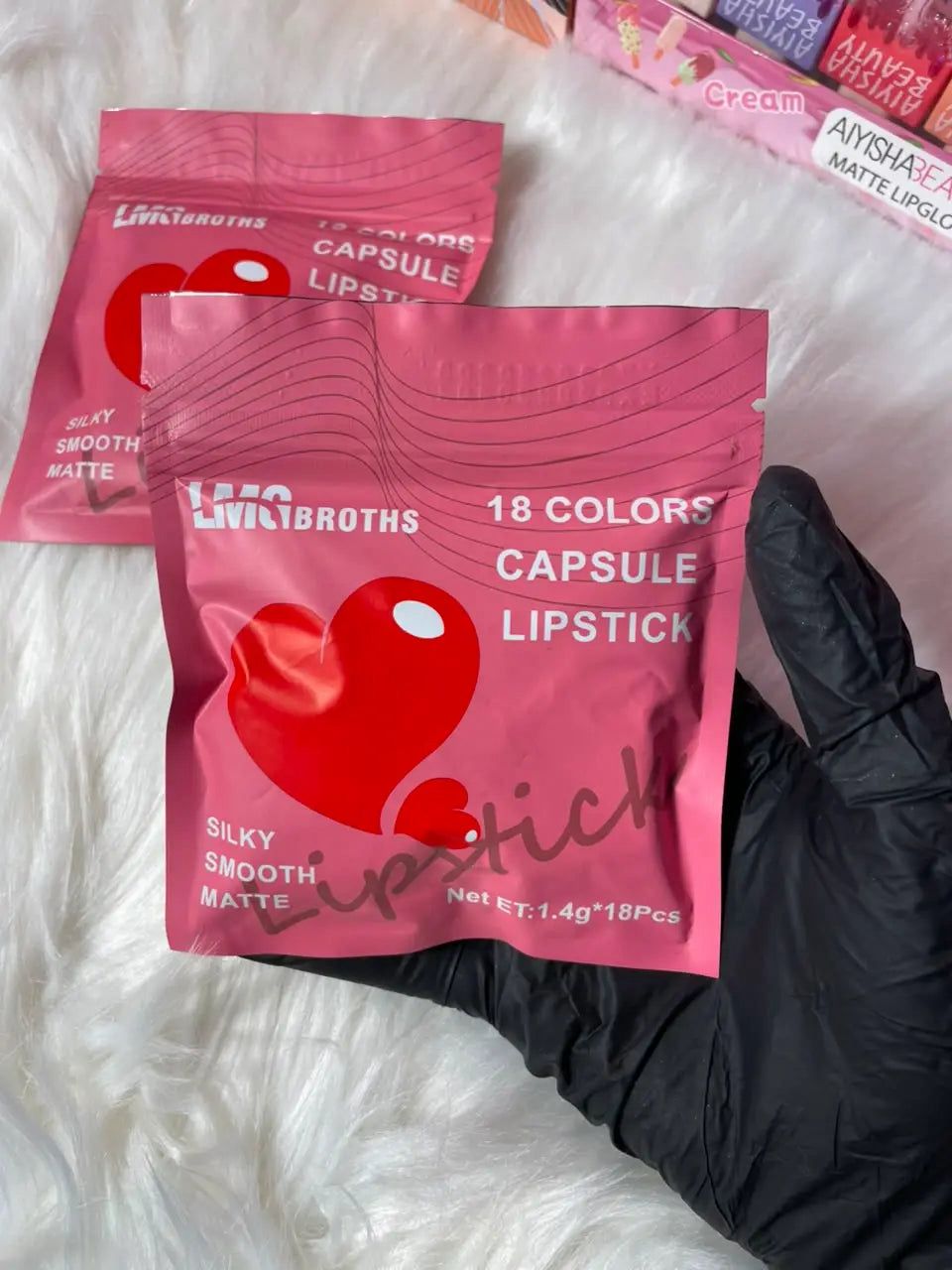 18 Pcs Mini Capsule Lipstick Set – Matte & Silky Smooth Lip Colors