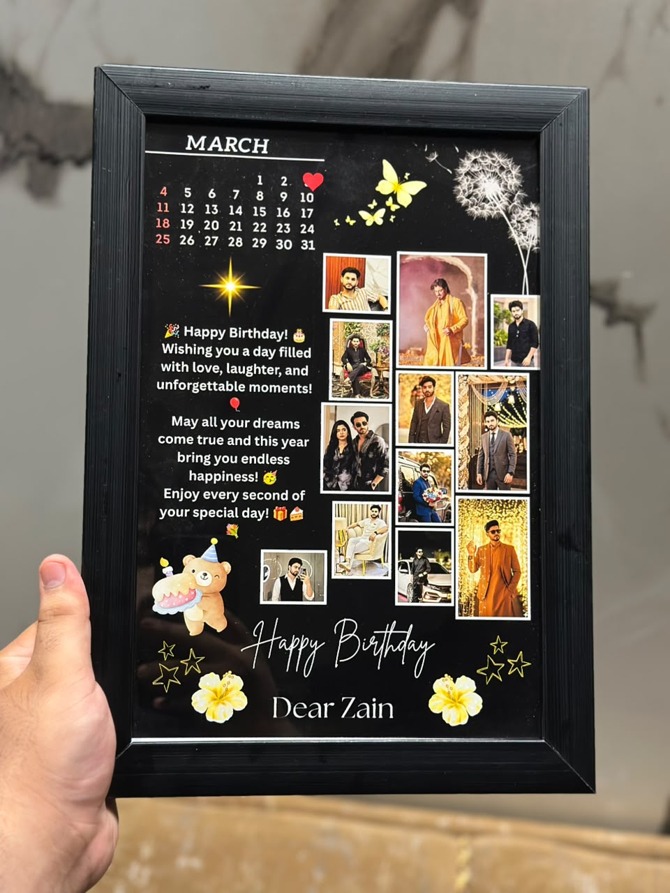 Customize Birthday Photo Frame